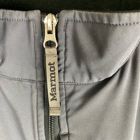 Marmot Polartec Dark Gray Full Zip Fleece Men’s size Large with zip pockets - Picture 14 of 16
